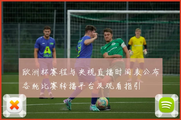 欧洲杯赛程与央视直播时间表公布各轮比赛转播平台及观看指引