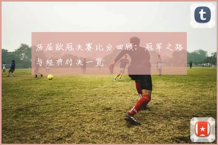 历届欧冠决赛比分回顾:冠军之路与经典对决一览